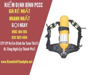 Hình ảnh kiểm định BÌnh PCCC