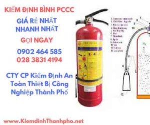 Hình ảnh kiểm định BÌnh PCCC