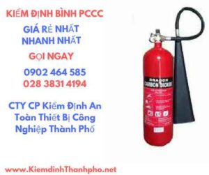 Hình ảnh kiểm định BÌnh PCCC