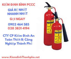 Hình ảnh kiểm định BÌnh PCCC