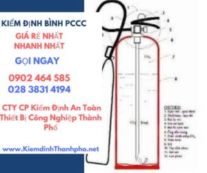 Hình ảnh kiểm định BÌnh PCCC