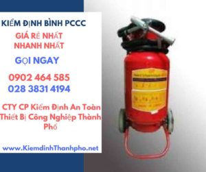 Hình ảnh kiểm định BÌnh PCCC