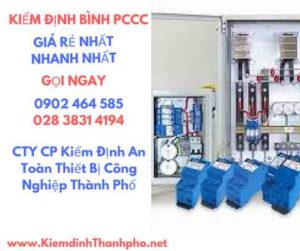 Hình ảnh kiểm định BÌnh PCCC