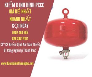 Hình ảnh kiểm định BÌnh PCCC