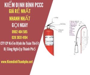 Hình ảnh kiểm định BÌnh PCCC