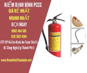 Hình ảnh kiểm định BÌnh PCCC