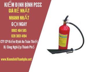 Hình ảnh kiểm định BÌnh PCCC