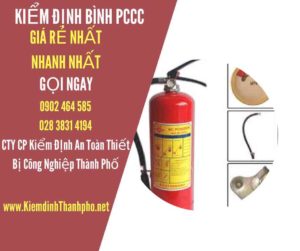 Hình ảnh kiểm định BÌnh PCCC