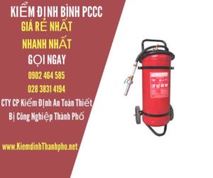 Hình ảnh kiểm định BÌnh PCCC