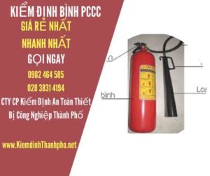 Hình ảnh kiểm định BÌnh PCCC