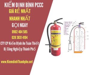 Hình ảnh kiểm định BÌnh PCCC