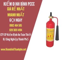 Hình ảnh kiểm định BÌnh PCCC