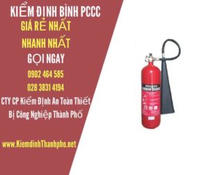 Hình ảnh kiểm định BÌnh PCCC