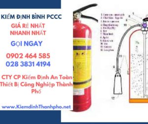 Hình ảnh kiểm định BÌnh PCCC