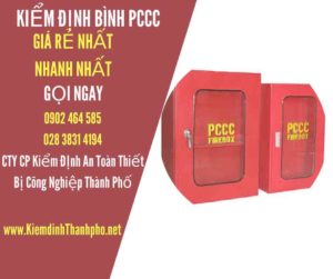 Hình ảnh kiểm định BÌnh PCCC