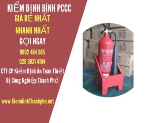 Hình ảnh kiểm định BÌnh PCCC