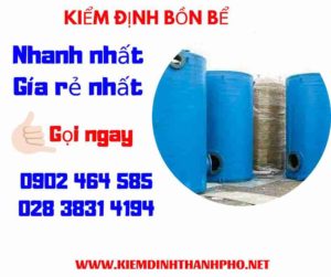 Hình ảnh kiểm định Bồn bể