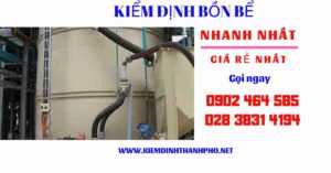 Hình ảnh kiểm định Bồn bể