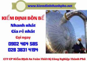 Hình ảnh kiểm định Bồn bể