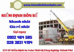 Hình ảnh kiểm định Bồn bể