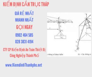 Hình ảnh kiểm định Cần trục tháp