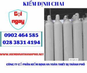 Hình ảnh kiểm định Chai