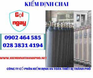 Hình ảnh kiểm định Chai