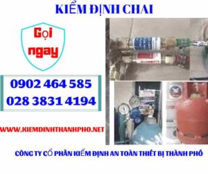 Hình ảnh kiểm định Chai