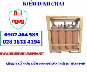 Hình ảnh kiểm định Chai