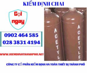 Hình ảnh kiểm định Chai