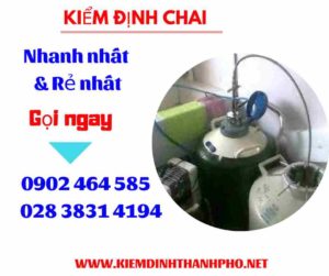 Hình ảnh kiểm định Chai