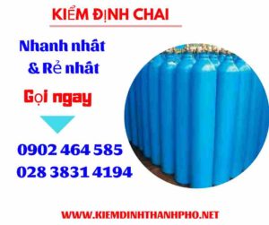 Hình ảnh kiểm định Chai