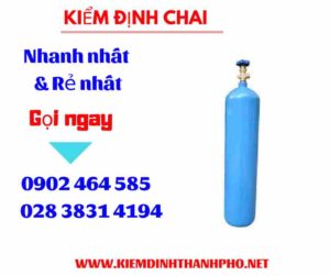 Hình ảnh kiểm định Chai