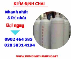 Hình ảnh kiểm định Chai