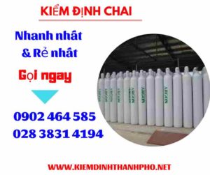 Hình ảnh kiểm định Chai