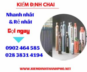 Hình ảnh kiểm định Chai