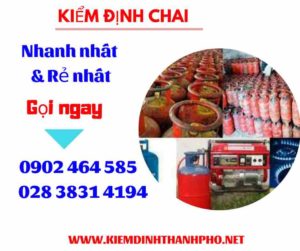 Hình ảnh kiểm định Chai