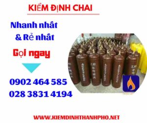 Hình ảnh kiểm định Chai