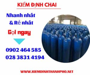 Hình ảnh kiểm định Chai