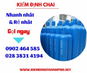 Hình ảnh kiểm định Chai