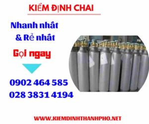 Hình ảnh kiểm định Chai