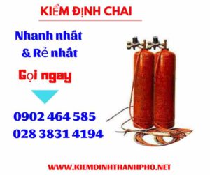 Hình ảnh kiểm định Chai