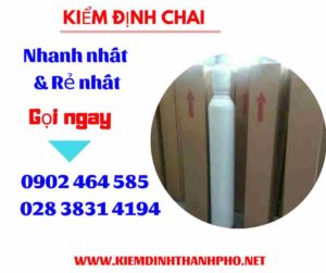 Hình ảnh kiểm định Chai