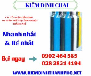 Hình ảnh kiểm định Chai