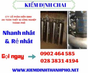 Hình ảnh kiểm định Chai