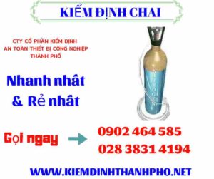 Hình ảnh kiểm định Chai