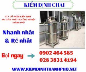 Hình ảnh kiểm định Chai