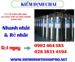 Hình ảnh kiểm định Chai