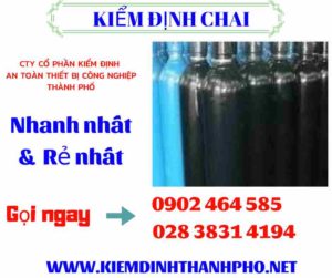 Hình ảnh kiểm định Chai