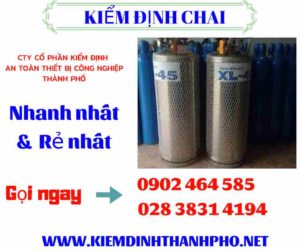 Hình ảnh kiểm định Chai